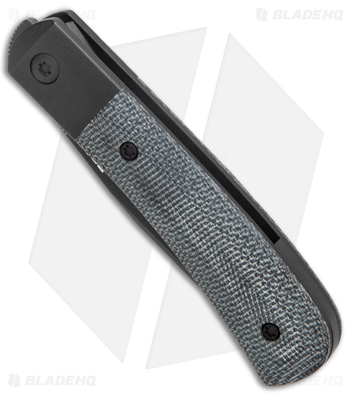 Pena Knives X-Series Front Flipper Trapper | Black Micarta | Blade