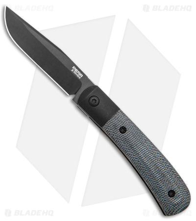 Pena Knives X-Series Front Flipper Trapper | Black Micarta | Blade