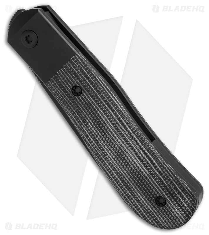 Pena Knives X-Series Exclusive Dogleg Jack Knife Black Micarta (3" Black M4)