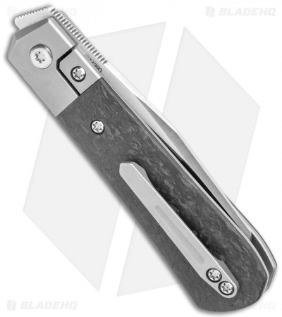 Pena Knives X-Series Raptor Front Flipper Knife Carbon Fiber (2.9" Satin)