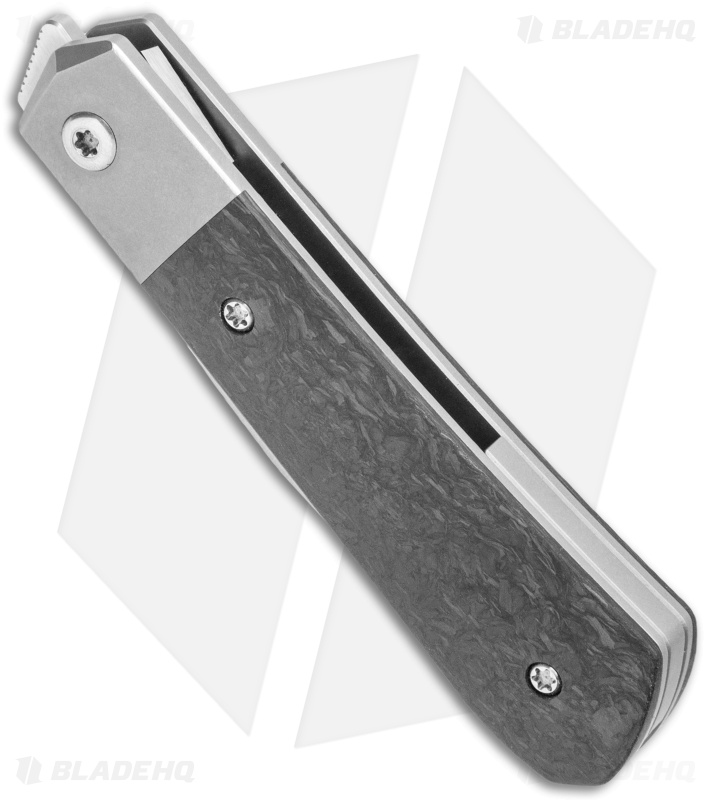 Pena Knives X-Series Raptor Front Flipper Knife Carbon Fiber (2.9" Satin)