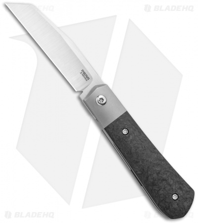Pena Knives X-Series Raptor Front Flipper Knife Carbon Fiber (2.9" Satin)