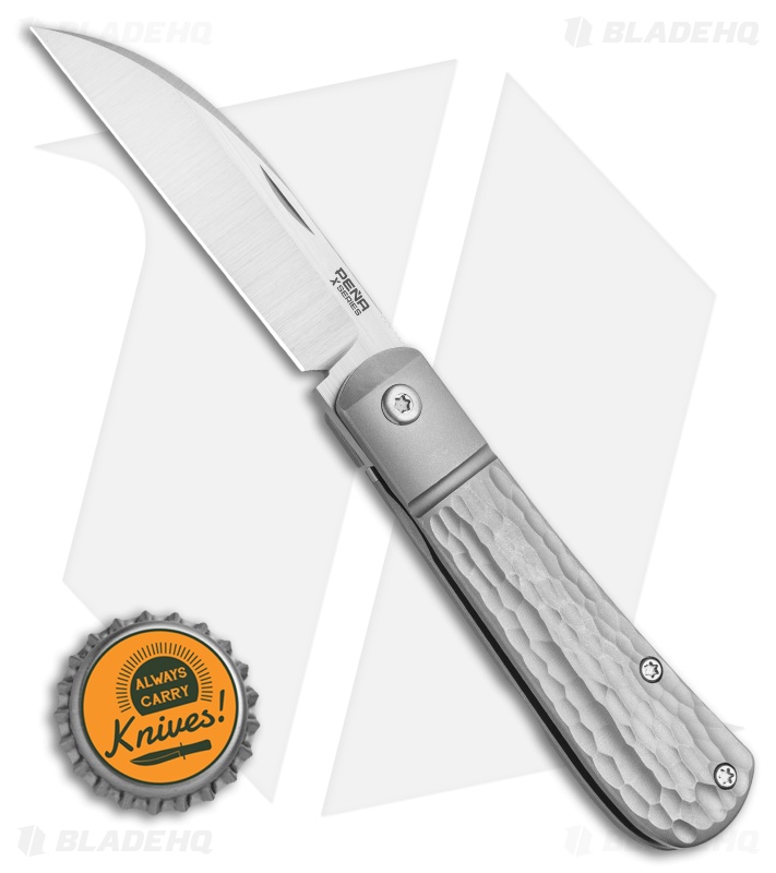Pena Knives X-Series Swayback Front Flipper Knife - Jigged
