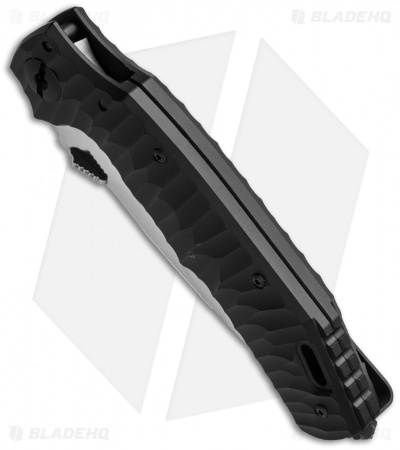 Pohl Force EOD Mike Three Outdoor Frame Lock Knife Black Al (3.75" Satin)