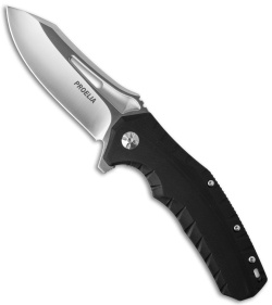 Defcon Blade Works Proelia Drop Point Linerlock Knife G-10 (3.75" Satin) TX020