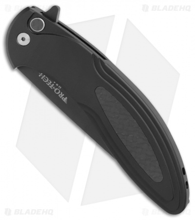 Pro-Tech Cambria Flipper Knife Black Al/Carbon Fiber (3.5" Black) CF22