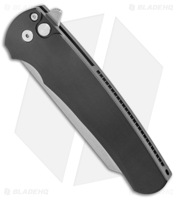 Pro-Tech Malibu Reverse Tanto Flipper Knife Black (3.3" SW S45VN) BHQ Exclusive 