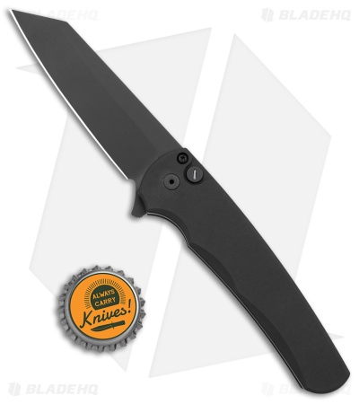 Pro-Tech Malibu Operator Reverse Tanto Button Lock Flipper Knife (3.3" DLC)