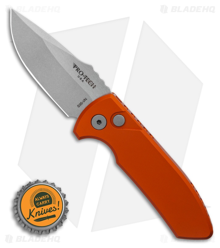Pro-Tech Les George SBR - Automatic Switchblade Knife | Orange +