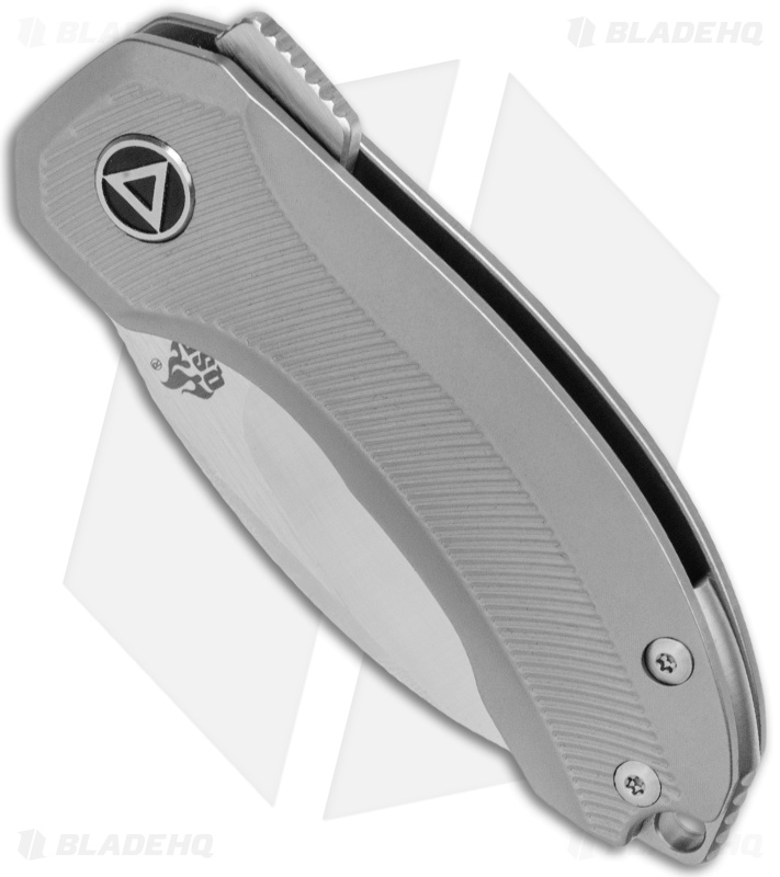 QSP Knife Hamster Framelock Knife Titanium (2" Satin)
