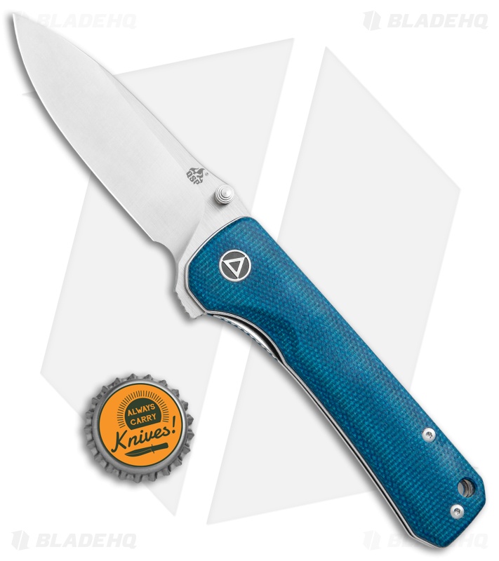 QSP Hawk | Liner Lock Knife | Blue Micarta | Blade HQ