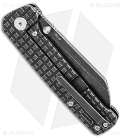 QSP Penguin Frame Lock Knife Black Ti Fragtanium (3.1" Black Stonewash)