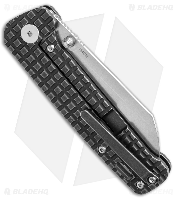 QSP Penguin Frame Lock Knife Black Ti Fragtanium (3.1" Satin)