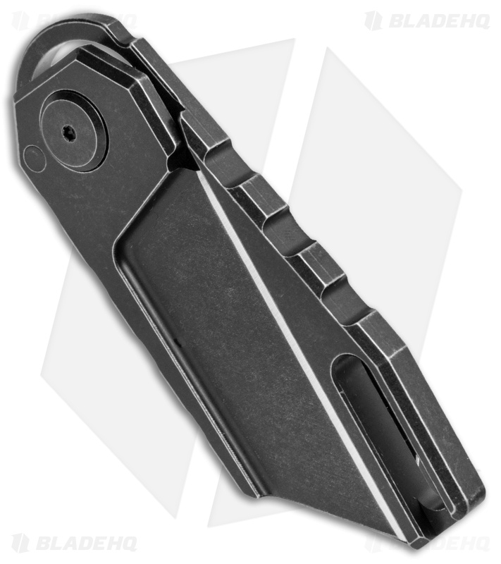 Quartermaster ALF-6 "Yoda" Frame Lock Knife Black SW (3.25" Texas Tea)