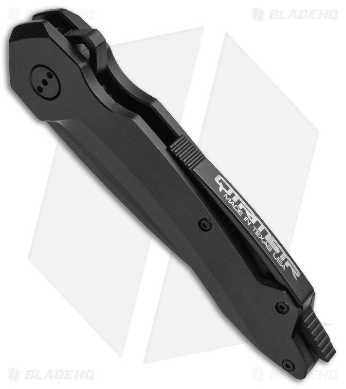Quartermaster Mr. Belvedere Flipper Knife Titanium (3.375" Limo Tint) QSE-11LT