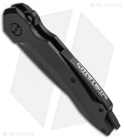 Quartermaster Mr. Belvedere Flipper Knife Titanium (3.375" Limo Tint) QSE-11LT