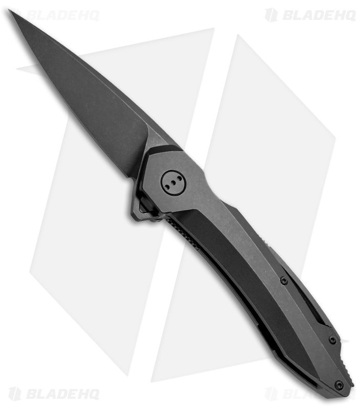 Quartermaster Mr. Belvedere Flipper Knife Titanium (3.375" Texas Tea) QSE-11TT