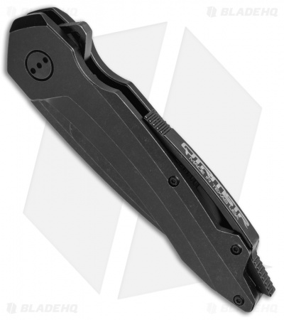 Quartermaster Mr. Belvedere Flipper Knife Titanium (3.375" Texas Tea) QSE-11TT