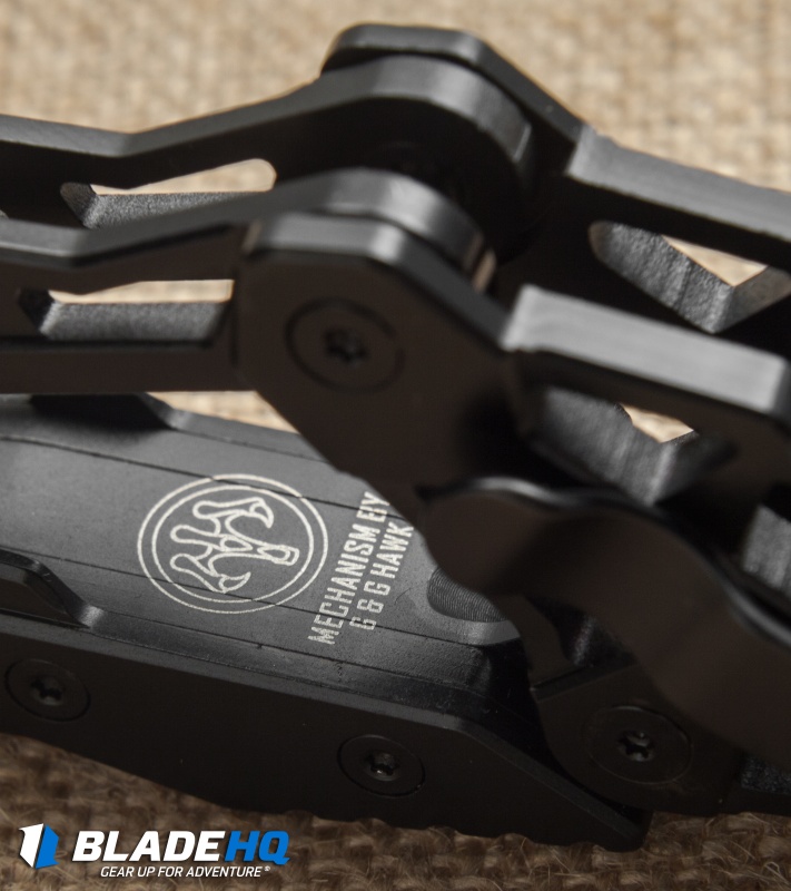 Quartermaster QTR-12LT General 2 G+G Hawk ET Knife (3.5" Limo Tint)