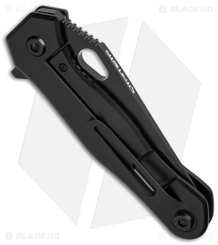 Quartermaster Mr. Roper "Eviction" Frame Lock Knife Black (3.6" Black) QSE-5ZLT