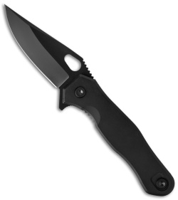 Quartermaster Mr. Roper "Eviction" Frame Lock Knife Black (3.6" Black) QSE-5ZLT