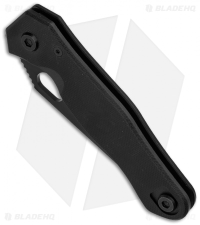 Quartermaster Mr. Roper Frame Lock Knife Black G-10 (3.375" Black) QSE-5XLS
