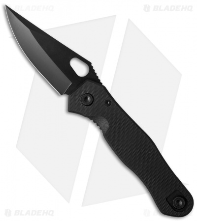 Quartermaster Mr. Roper Frame Lock Knife Black G-10 (3.375" Black) QSE-5XLS