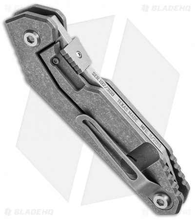 Quartermaster Mr. Strickland Frame Lock Knife (4" Stonewash) QSE-9