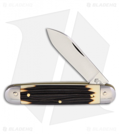 Queen Cutlery Work Horse Allegheny Jack Traditional Pocket Knife 3.625" Delrin