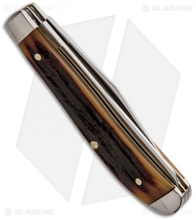Queen Cutlery Mini Trapper Knife 3.5" Aged Honey Bone 51T-ACSB