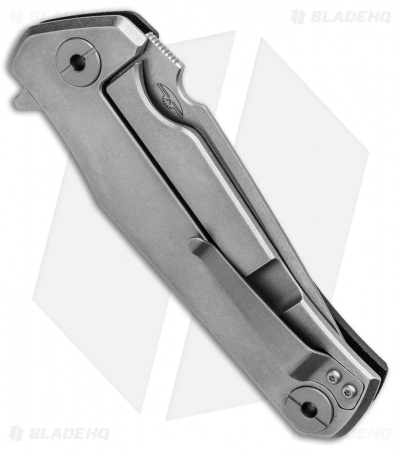 Real Steel Element Frame Lock Knife Black G-10 (3.5" Stonewash) 3606F