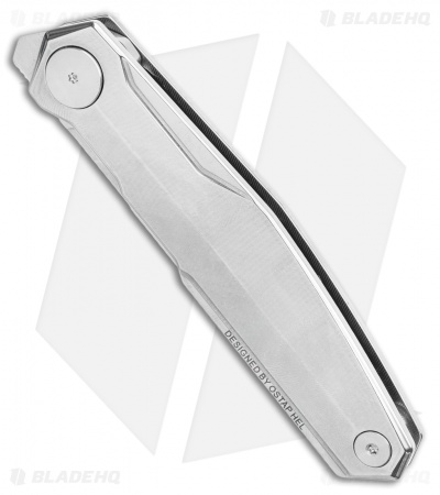 Real Steel G3 Puukko Scandi Front Flipper Knife Stainless (3.5" Satin)