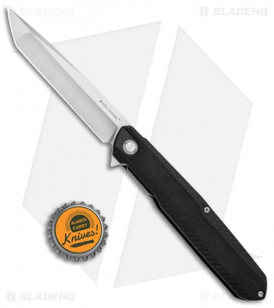 Real Steel G5 Metamorph Tanto BHQ Exclusive Knife Black G-10 (3.5" Satin) 