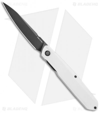 Real Steel G5 Metamorph Imperial Edition Knife White G-10 (4" Black) 