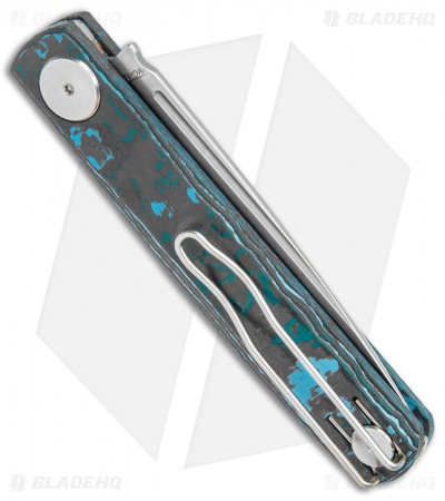 Real Steel Hel Compact Gslip Slip Joint Knife Arctic Fat Carbon (3.0" Satin)