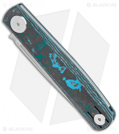 Real Steel Hel Compact Gslip Slip Joint Knife Arctic Fat Carbon (3.0" Satin)