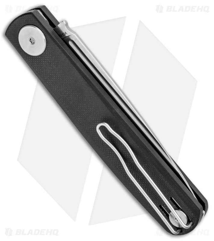 Real Steel Hel Gslip Slip Joint Knife Black G-10 (3.5