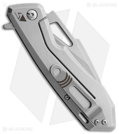 Real Steel Pelican Frame Lock Knife Black G-10 (3.5" Satin) RS7921