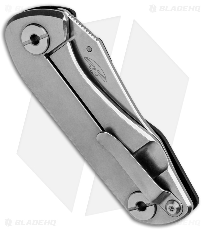 Real Steel Precision Frame Lock Folding Knife Black (2.88" Stonewash) 3001