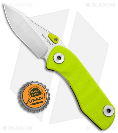 Real Steel Precision Frame Lock Folding Knife Green (2.88" Stonewash) 3001