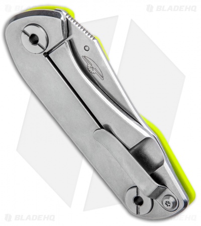 Real Steel Precision Frame Lock Folding Knife Green (2.88" Stonewash) 3001