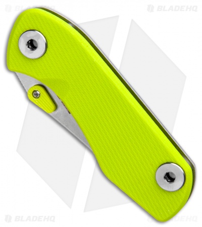 Real Steel Precision Frame Lock Folding Knife Green (2.88" Stonewash) 3001