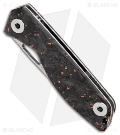 Real Steel Sidus Folding Knife Copper Shred CF (3.5" Satin)