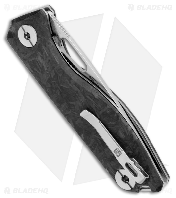Real Steel Sidus Folding Knife Luminous Shred CF (3.5" Satin)