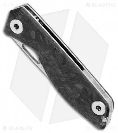 Real Steel Sidus Folding Knife Luminous Shred CF (3.5" Satin)