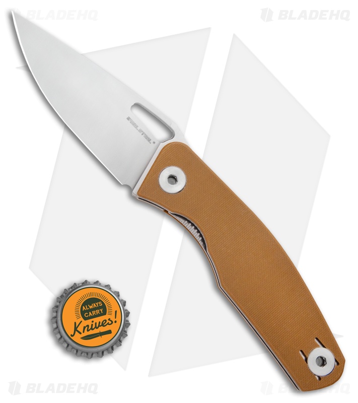 Real Steel Terra Liner Lock Knife Coyote G-10 (3.5" Satin)