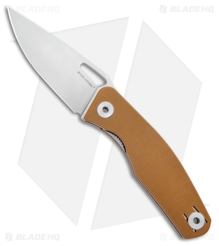 Real Steel Terra Liner Lock Knife Coyote G-10 (3.5" Satin)