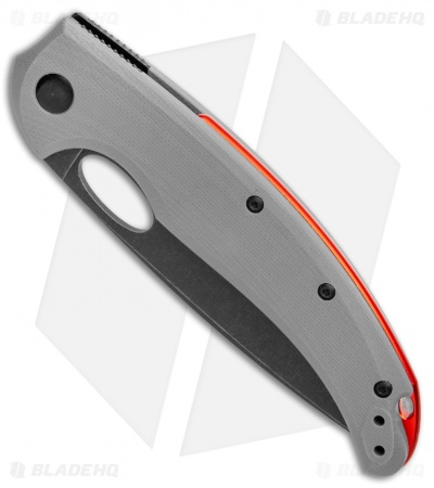 Steel Will Sedge Liner Lock Knife Gray G-10 (4" Black SW) F19-20