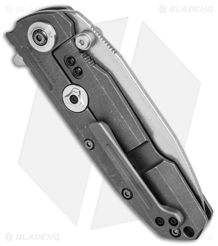 Reate Knives District 9 Tanto Frame Lock Knife Titanium (3.75