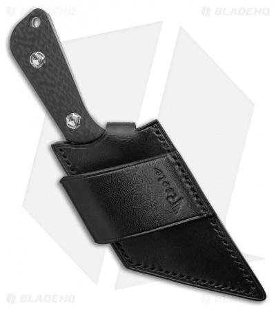 Reate Jim Skeleton Tibia Fixed Blade Knife Carbon Fiber (3.8" Satin) Limited